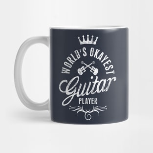 World's Okayest Guitar Player Vintage Mug